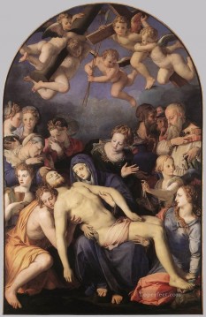 christus samariterin Ölbilder verkaufen - Absetzung von Christus Agnolo Bronzino